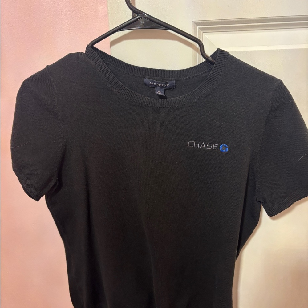 Black Chase Logo sweater tee